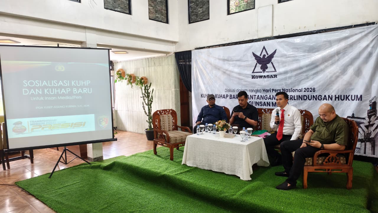 PNM Cabang Garut Perkuat Relasi Media Lewat Diskusi KUHP & KUHAP di Hari Pers Nasional